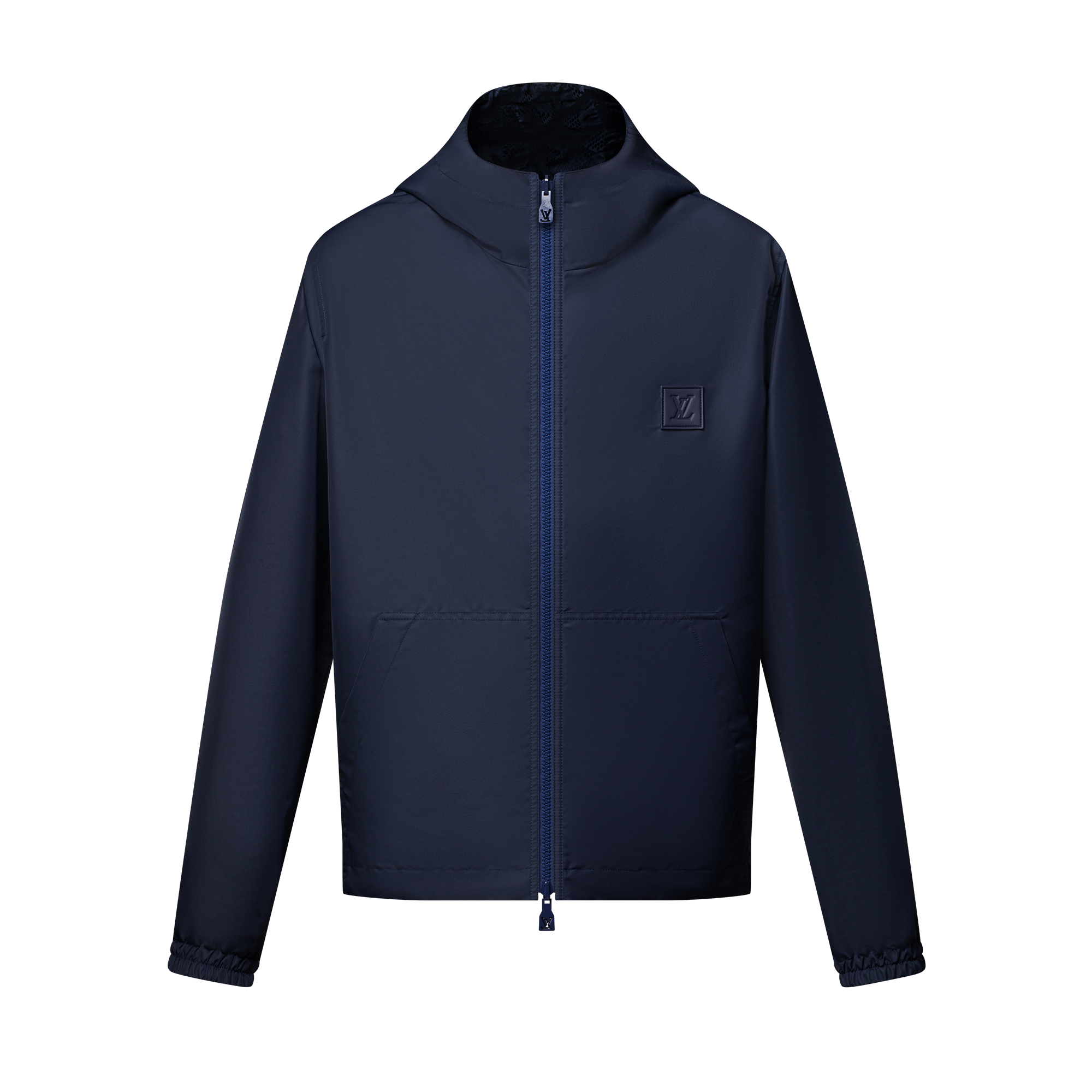 LOUIS VUITTON フルZIP パーカー　XS NAVY ダミエ LOUIS VUITTON フルZIP パーカー XS NAVY ダミエ LOUIS VUITTON
